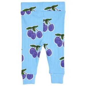 Blue Plum Ribbed Leggings