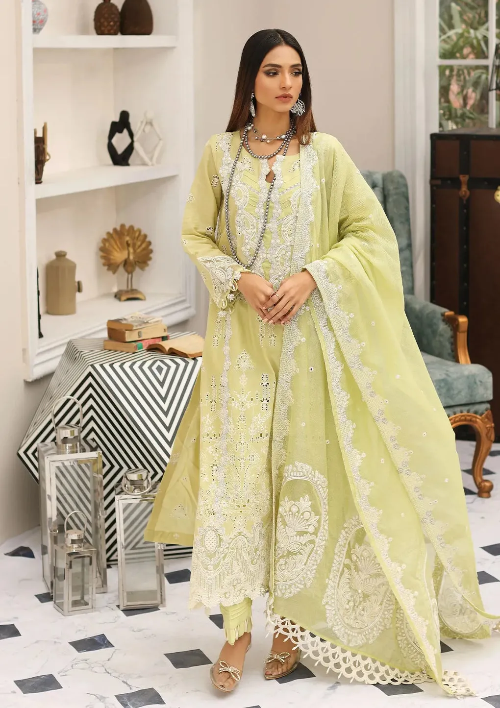 ELAF | FESTIVE CHIKAKARI 2023 | ELC-13 PISTACHIO