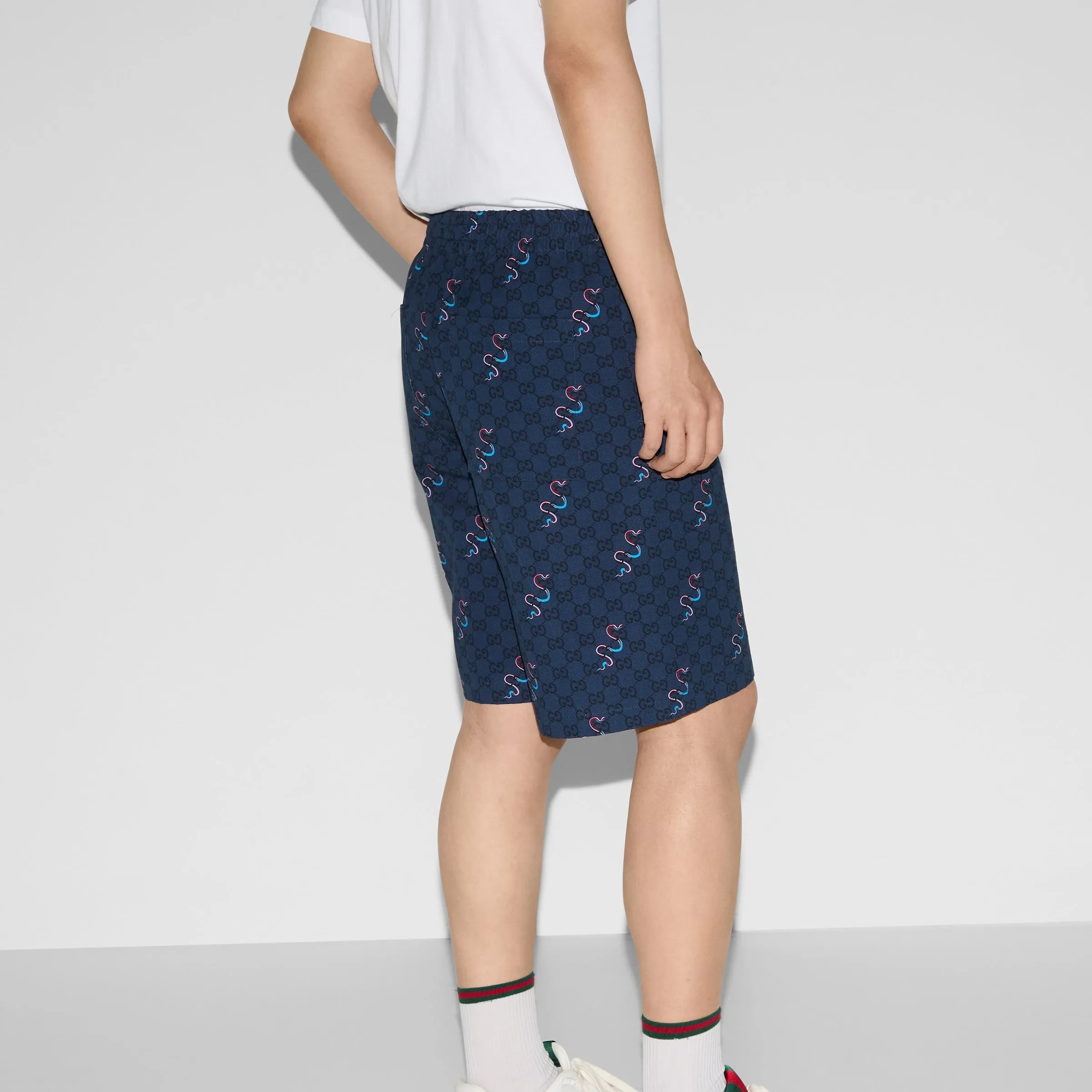Printed Cotton Ripstop Shorts