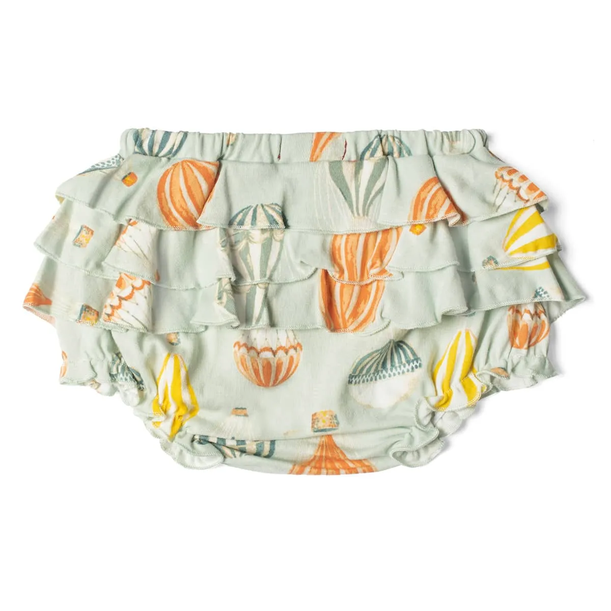 Vintage Balloons Organic Cotton Ruffle Bloomer