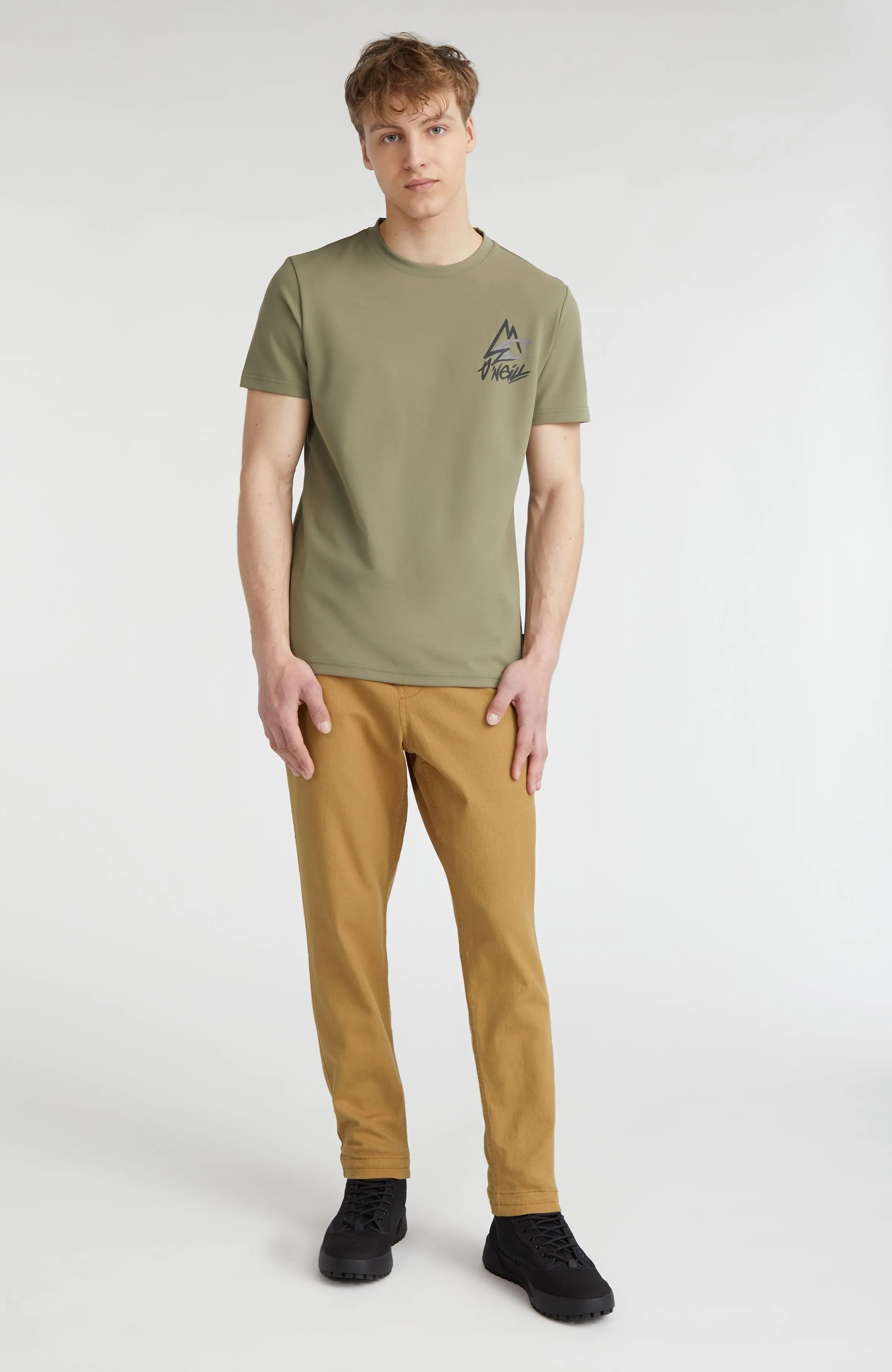 Woven Chino-Jogginghose | Rich Caramel