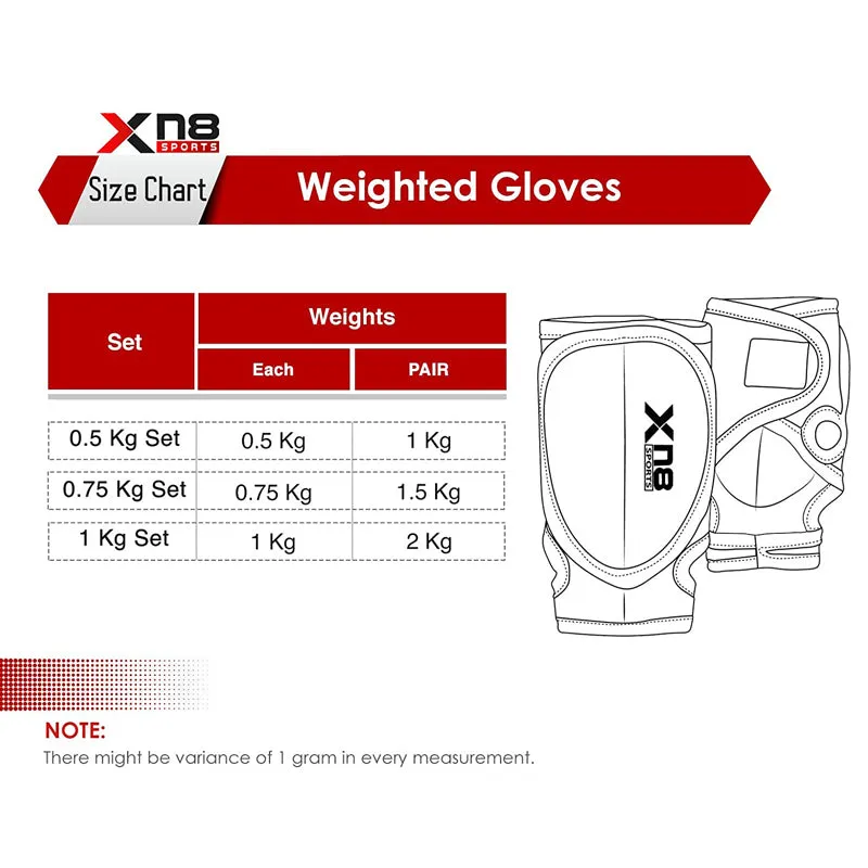Xn8 Neoprene Weighted Gloves